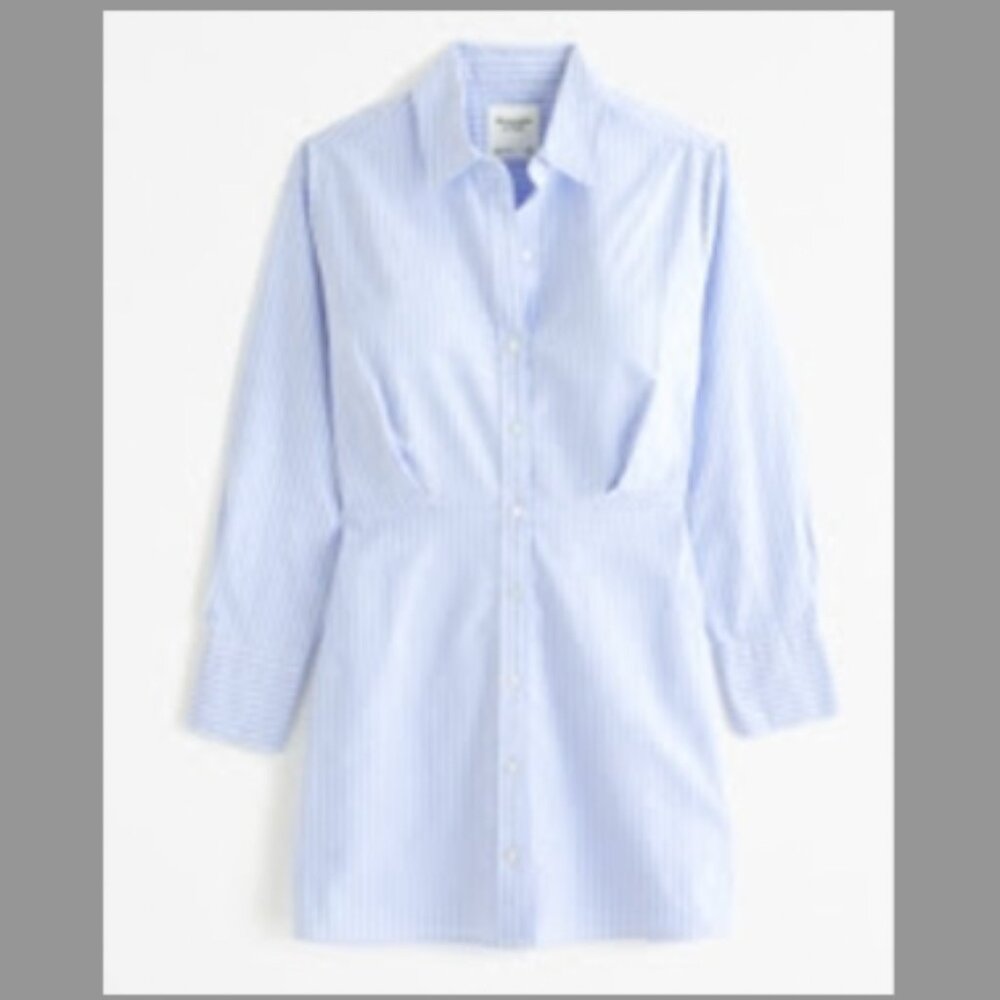 NWT Abercrombie Relaxed Mini Shirt Dress